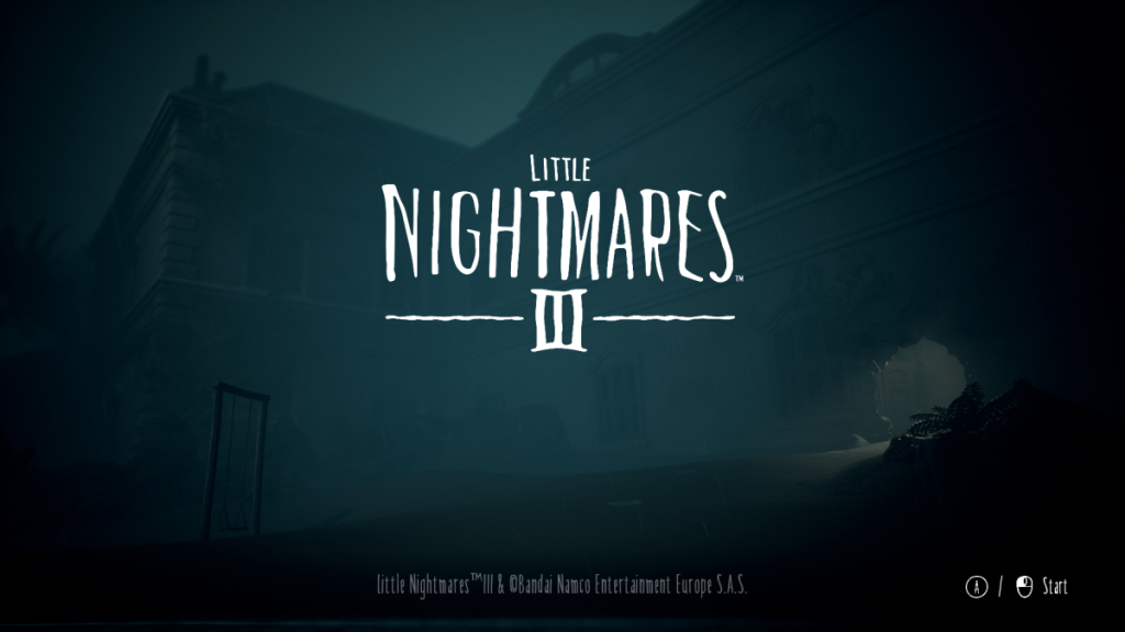 リトルナイトメア3 タイトル画面